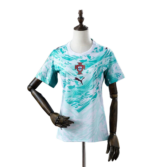 Camiseta Femenina Selección de Portugal azul alternativa COPA DEL MUNDO 2026