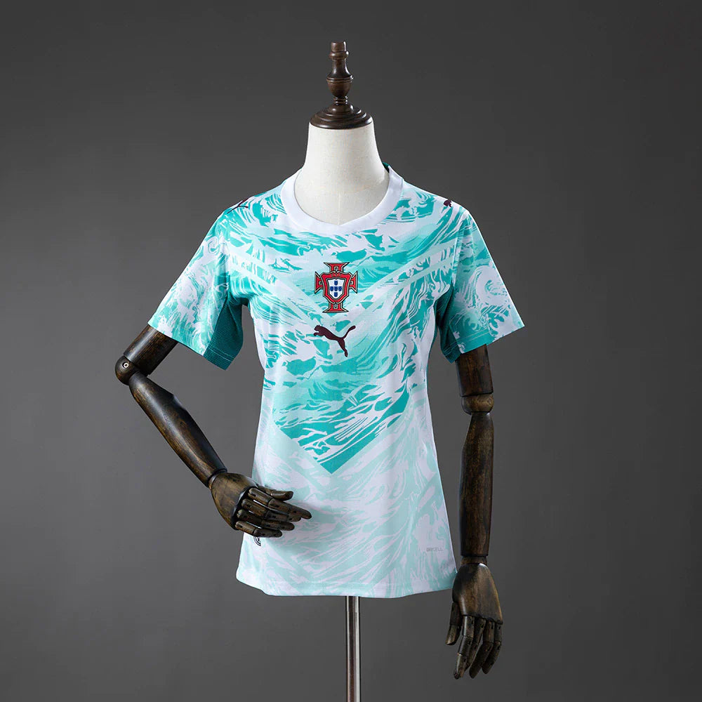Camiseta Femenina Selección Portugal azul alternativa COPA DEL MUNDO 2026