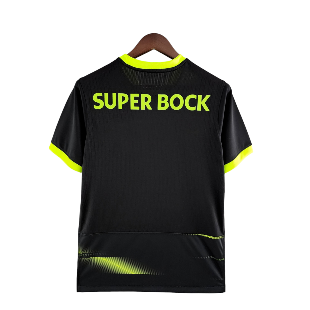 Camiseta alternativa 2022/23 Negra y Verde retro