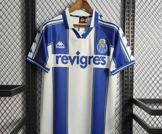 Camiseta retro 1997/98 - azul y blanca