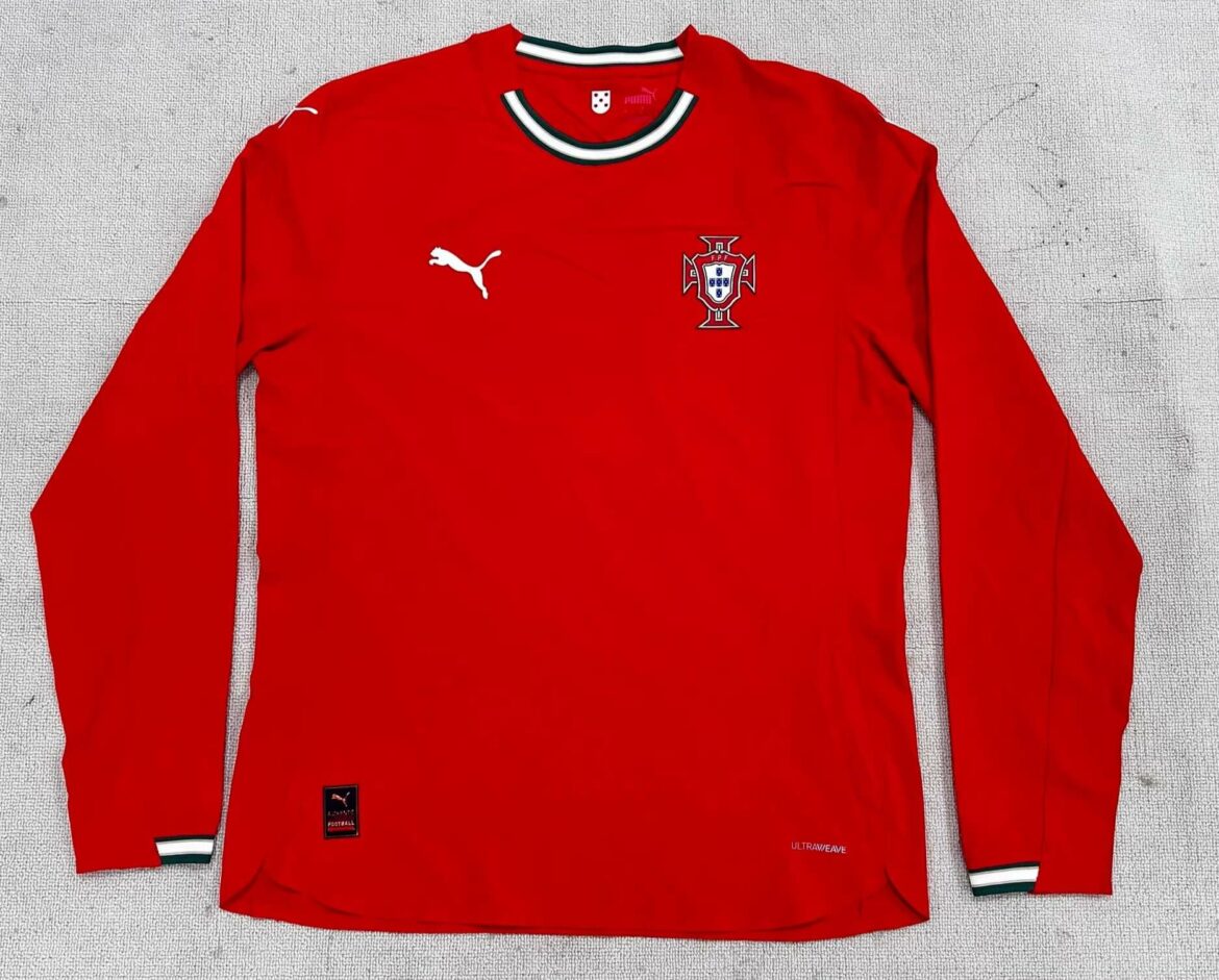 Camiseta Selección de Portugal roja principal 2025 - MANGA LARGA