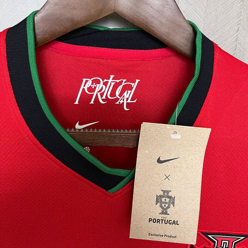 Camiseta Portugal roja local Euro 2024