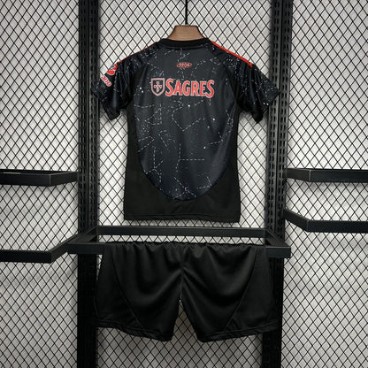 Conjunto infantil alternativo 2024/25 negro