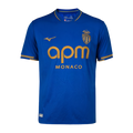 Camiseta AS Mônaco alternativa azul 2025/26