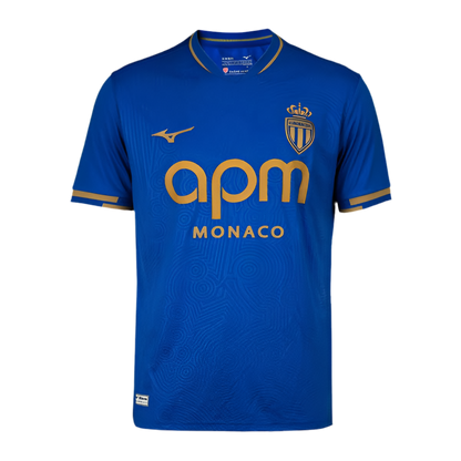 Camiseta AS Mónaco alternativa azul 2025/26