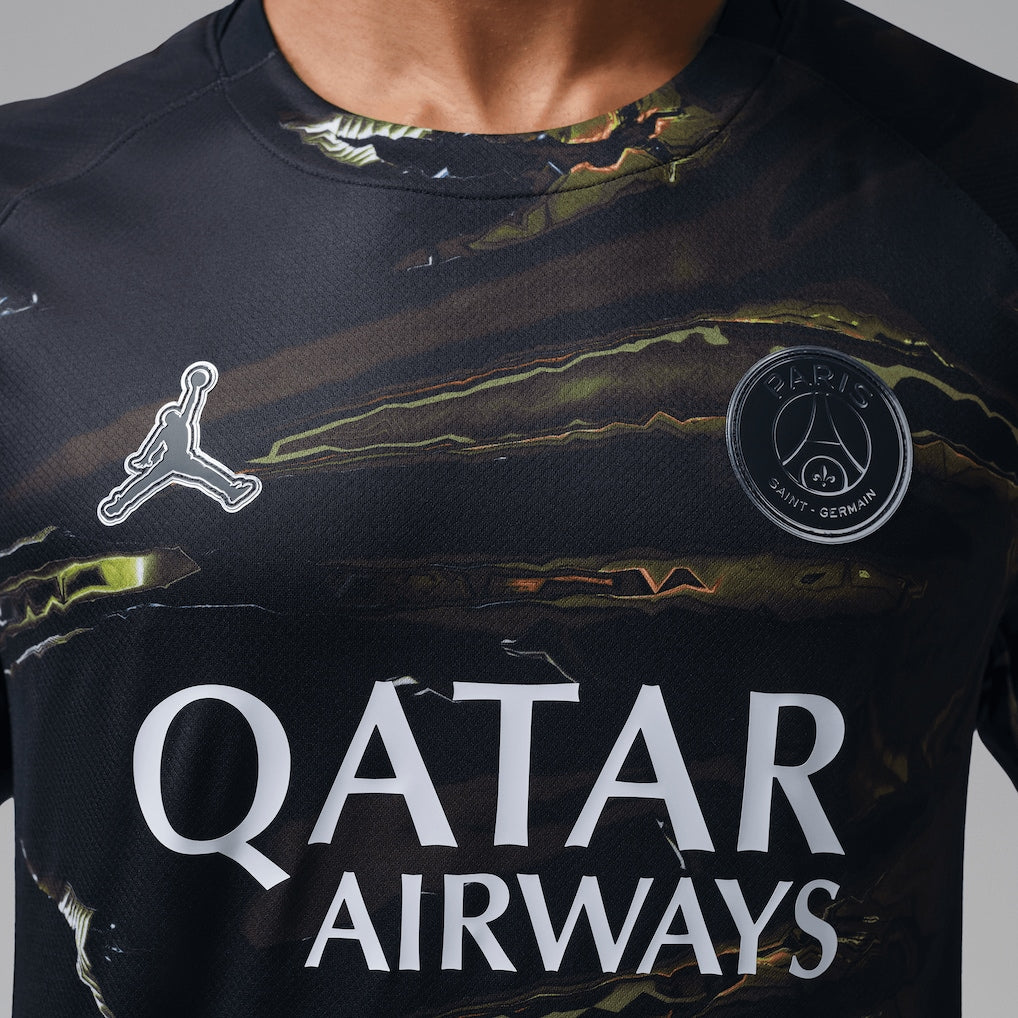 Camiseta PSG jordan 2026 Night Edition negra - LANZAMIENTO
