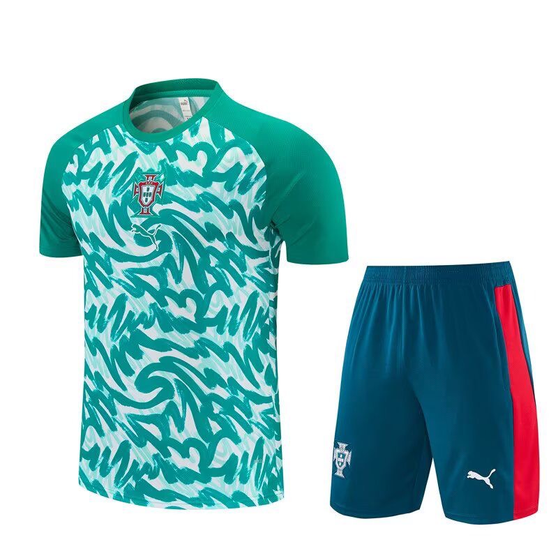Conjunto Infantil Selección de Portugal verde 2026/27 COPA DEL MUNDO