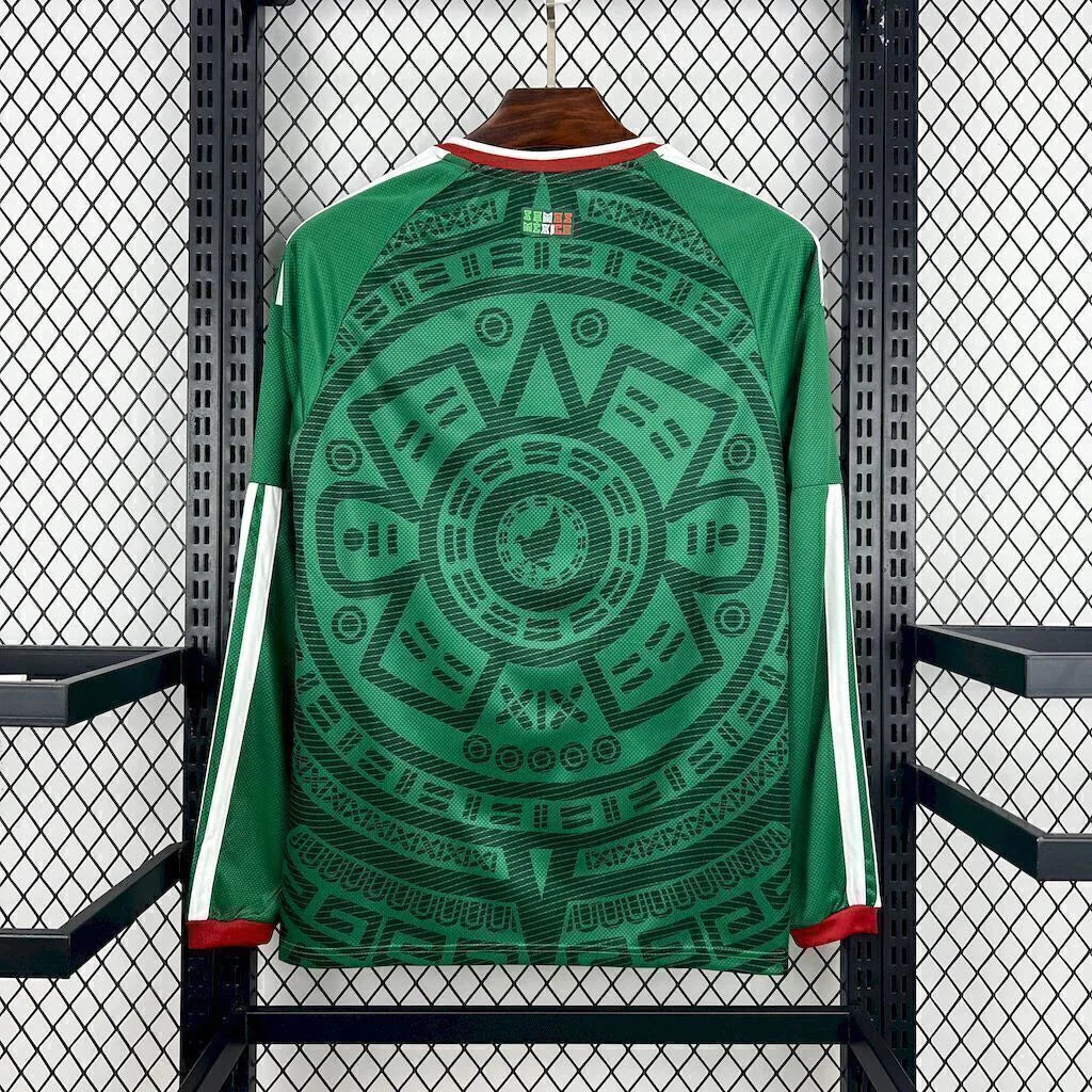 Camiseta Selección de México MANGA LARGA principal verde - Copa del Mundo 2026