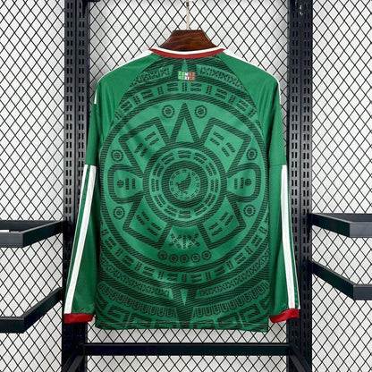 Camiseta Selección de México MANGA LARGA principal verde - Copa del Mundo 2026