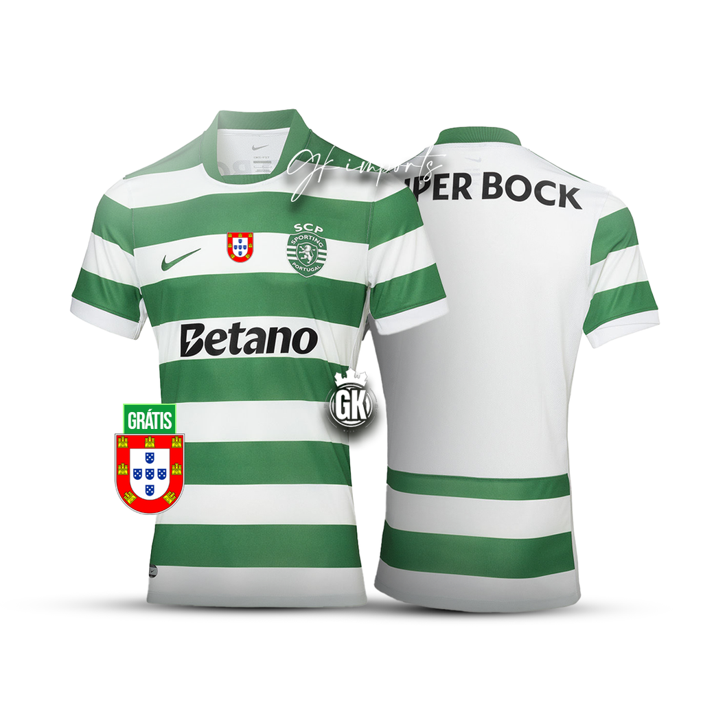 CÓPIA Camiseta principal 2025/26 verde y blanca