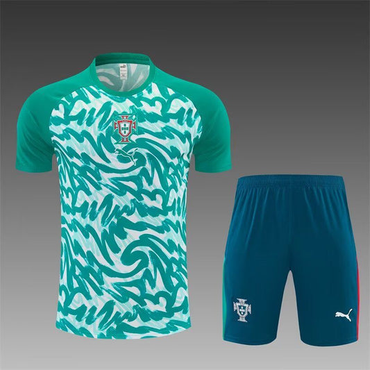 Conjunto Infantil Selección de Portugal verde 2026/27 COPA DEL MUNDO