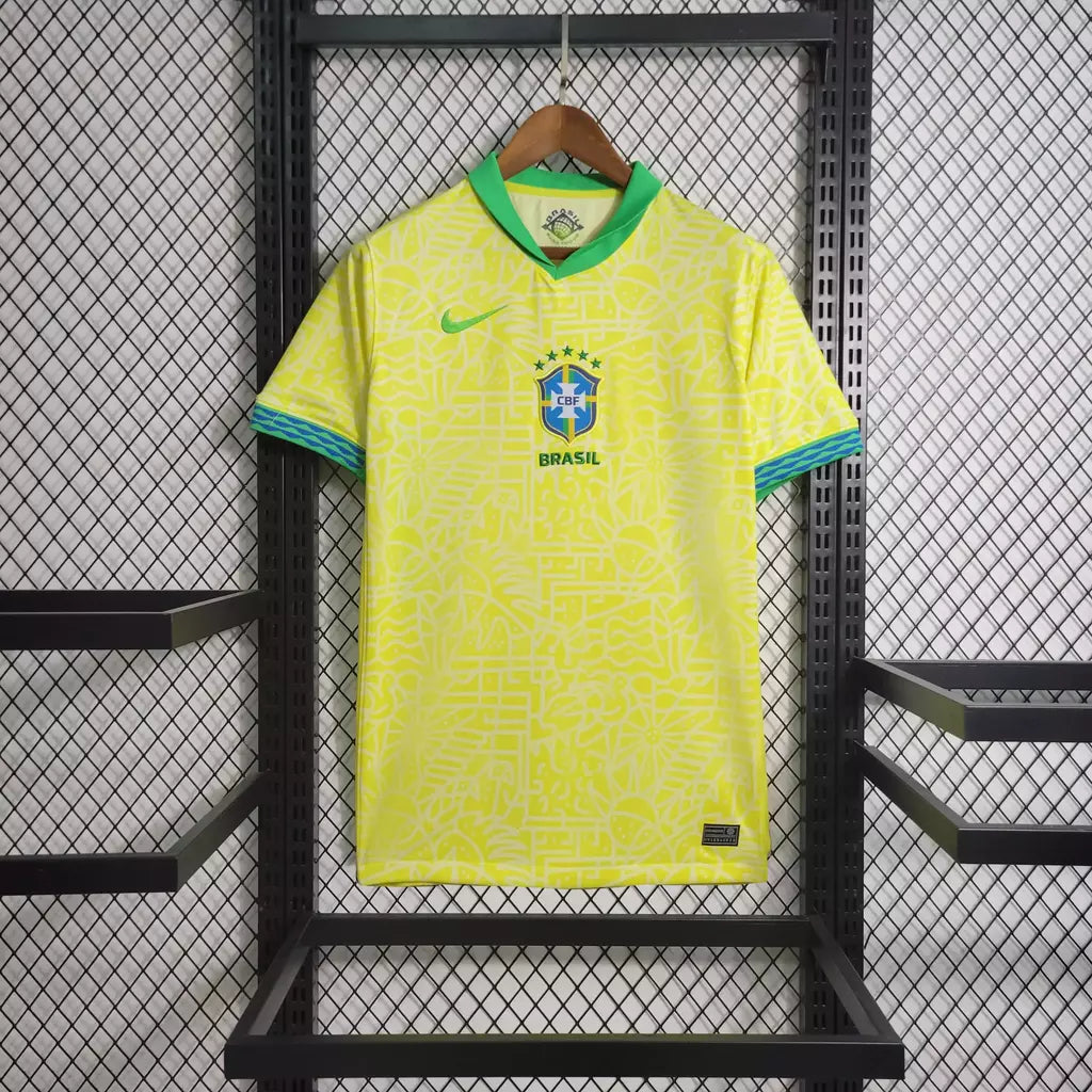 Camiseta Brasil Amarilla Home Copa del Mundo 2022