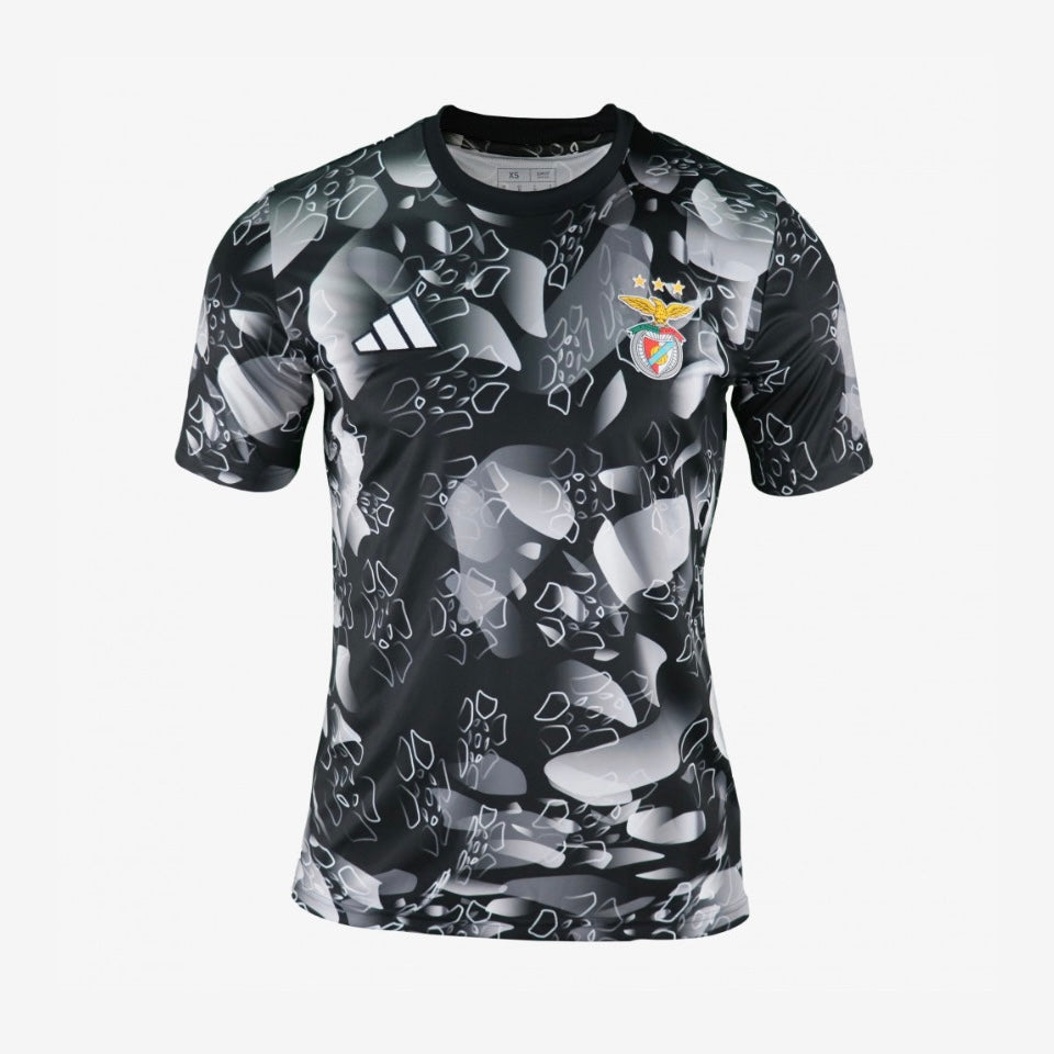 Camiseta pre-partido gris/negro 2024/25