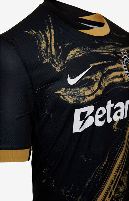 Camiseta especial negra y dorada “7” Ronaldo tercera equipación 2024/25