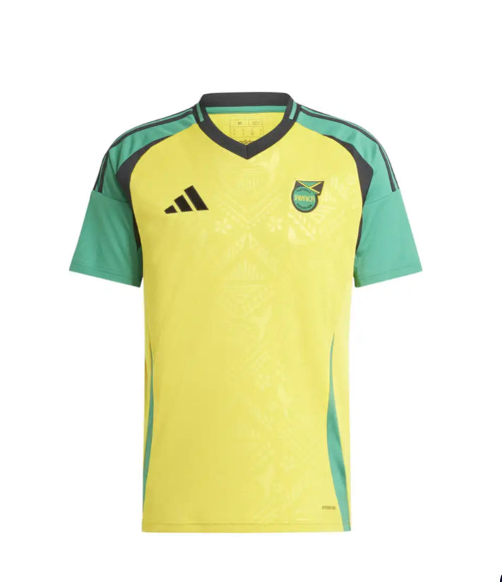 Camiseta Jamaica principal 2024 amarilla