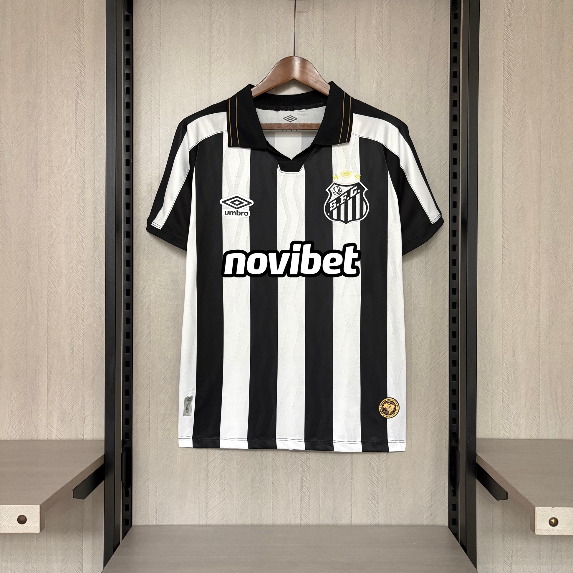 Camiseta Santos Away 2026/27 blanca/negro