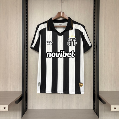 Camiseta Santos Away 2026/27 blanca/negro