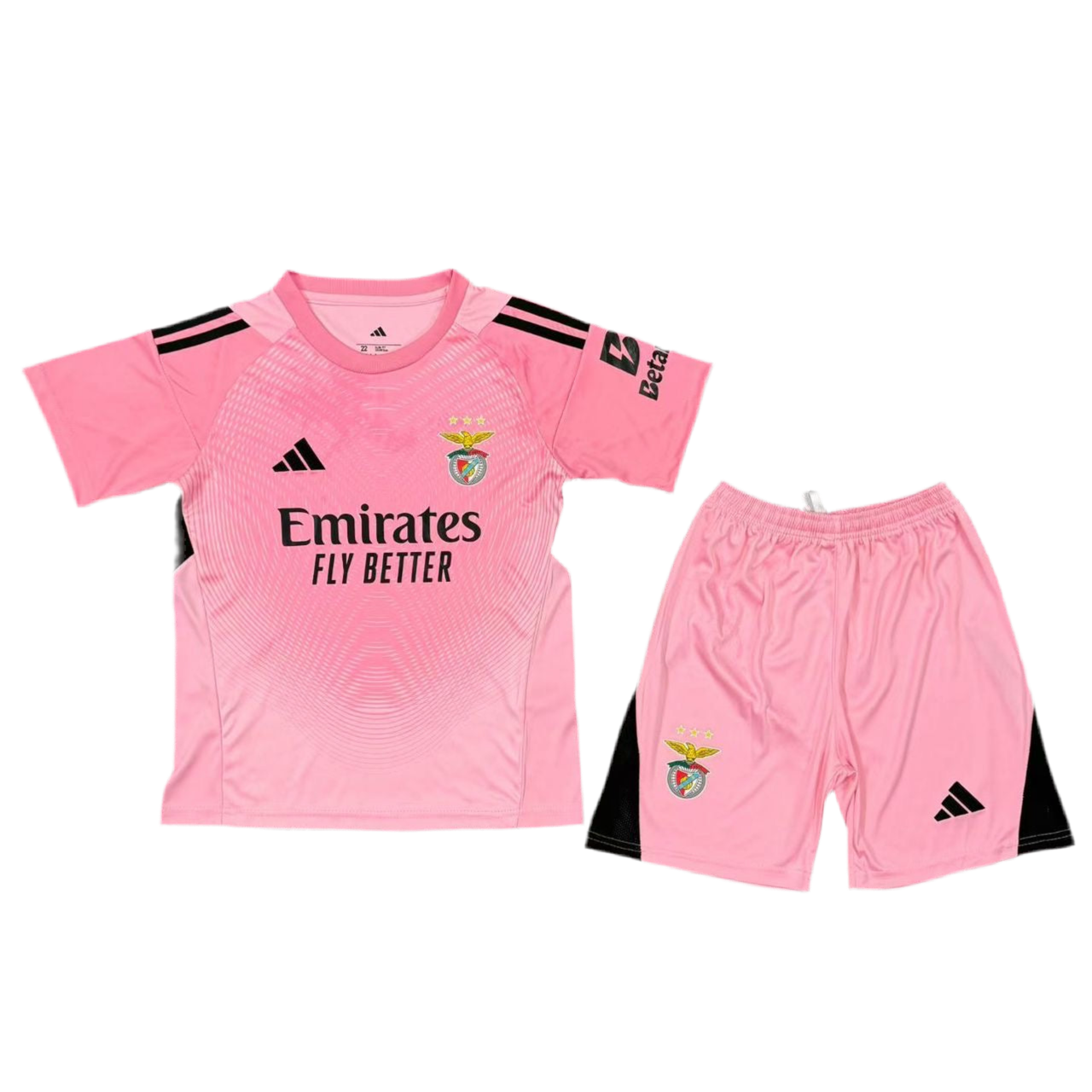 Conjunto infantil portero rosa 2025/26