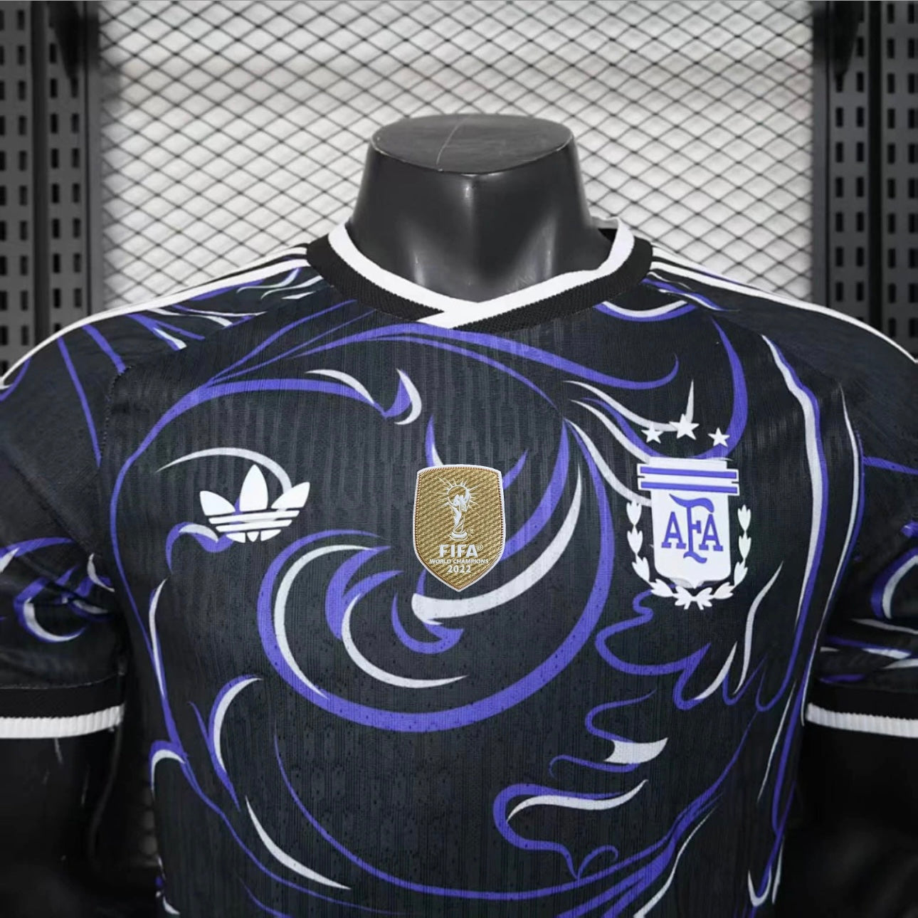 Camiseta Selección Argentina alternativa negra/azul COPA DEL MUNDO 2026 - PLAYER - AUTHENTIC