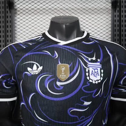 Camiseta Selección Argentina alternativa negra/azul COPA DEL MUNDO 2026 - PLAYER - AUTHENTIC