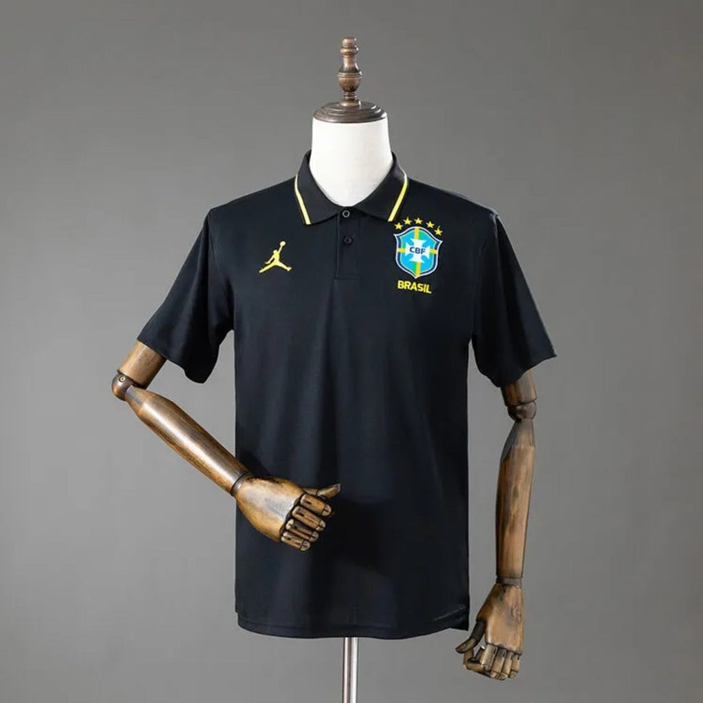 Camiseta Brasil Jhordan Negra 2026