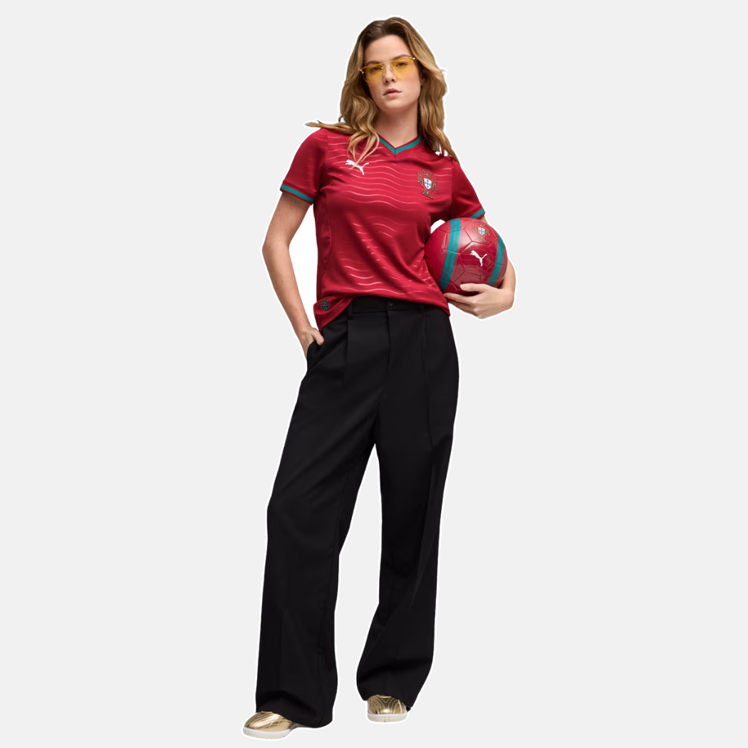 Camiseta Femenina Selección Portugal roja principal COPA DEL MUNDO 2026
