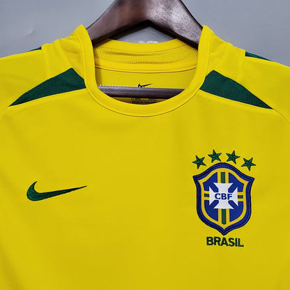 Camiseta Retro Selección Brasil 2002/02 Home