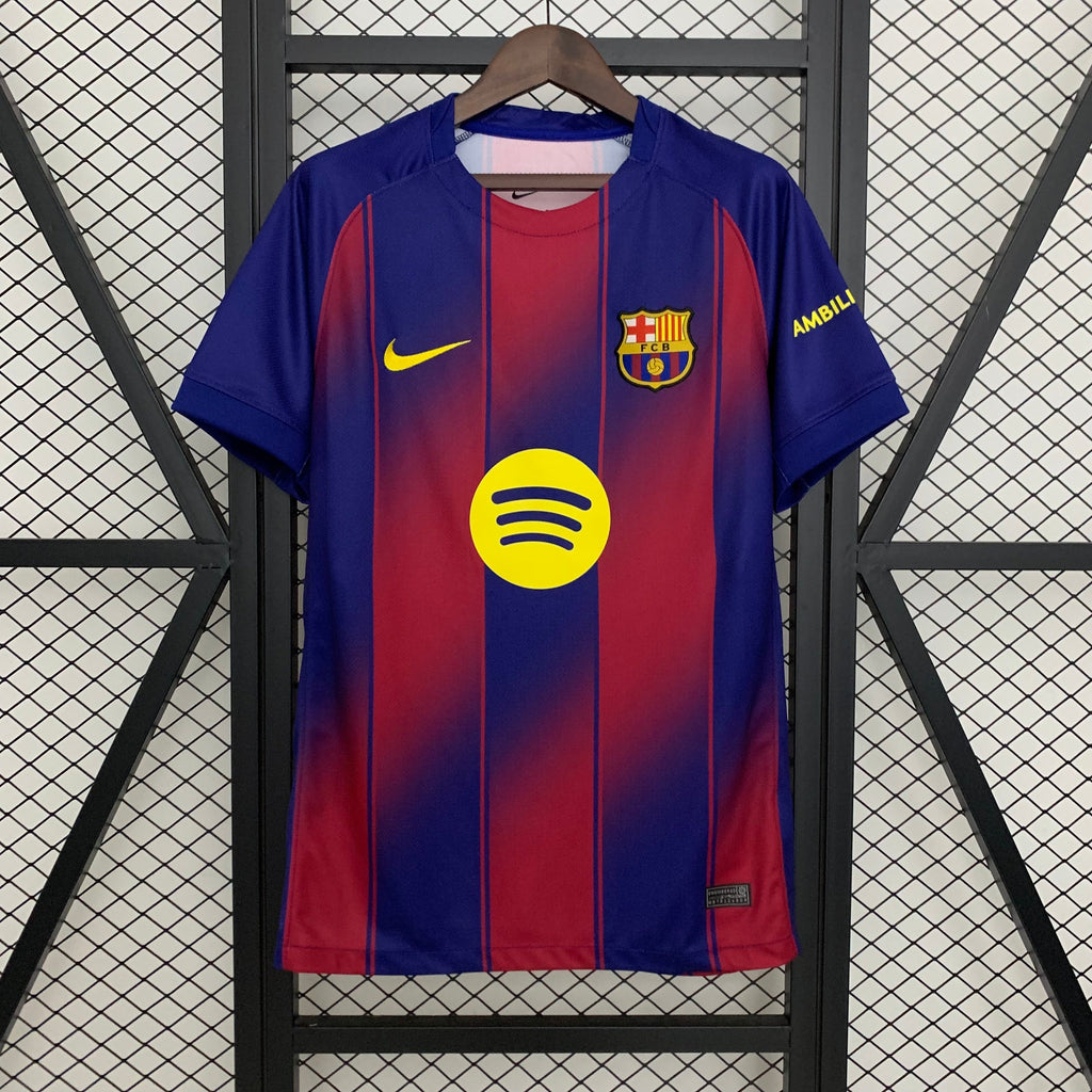 Camiseta Barcelona local azul y rojo 2025/26