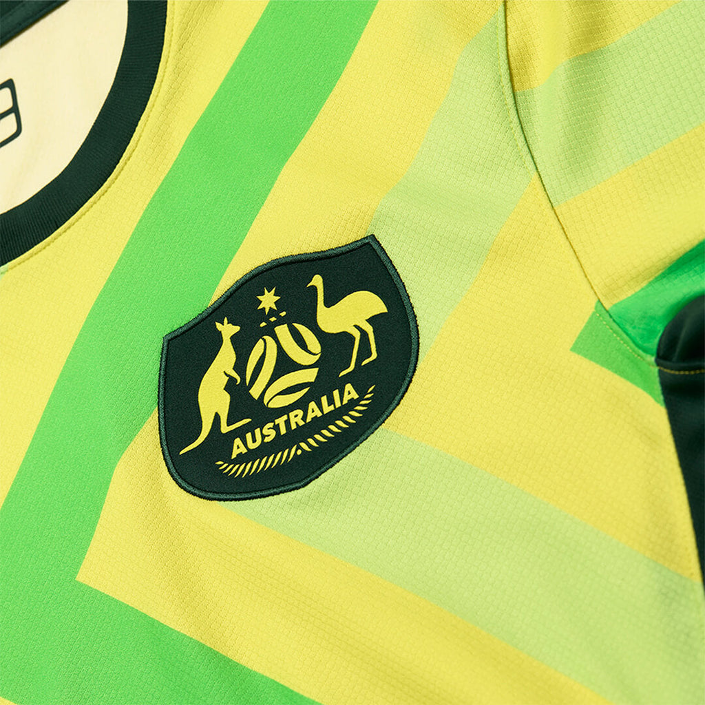 Camiseta Selección de Australia principal verde/amarilla - Copa del Mundo 2026