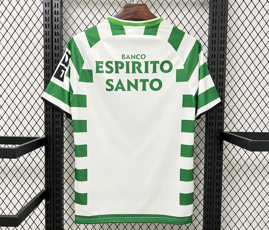 Camiseta retro principal 2003/04 verde y blanca