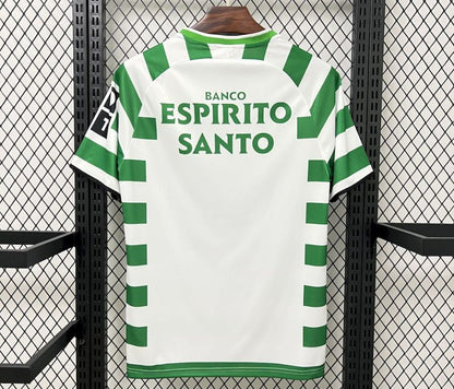 Camiseta retro principal 2003/04 verde y blanca