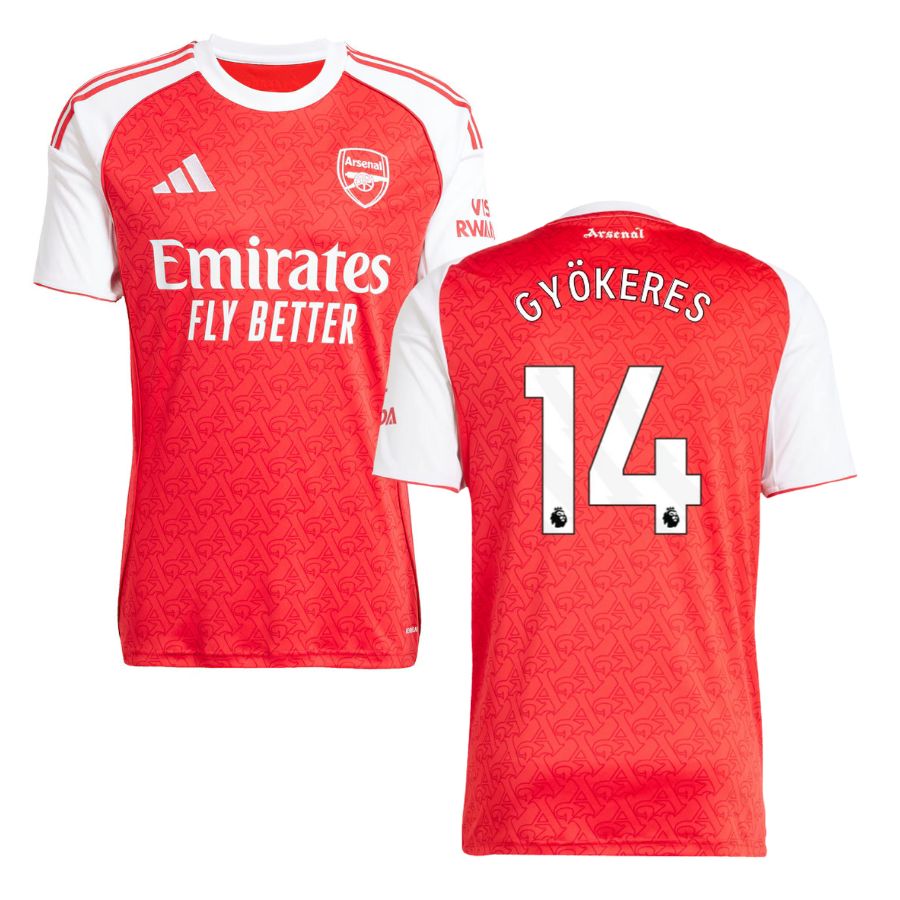 Camiseta principal GYÖKERES 14 roja 2025/26