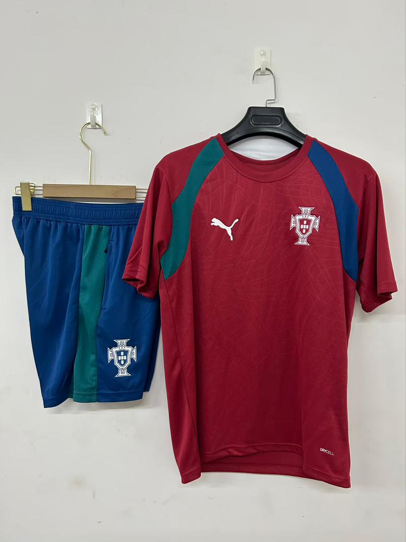 Conjunto Adulto Selección de Portugal rojo 2026/27 COPA DEL MUNDO