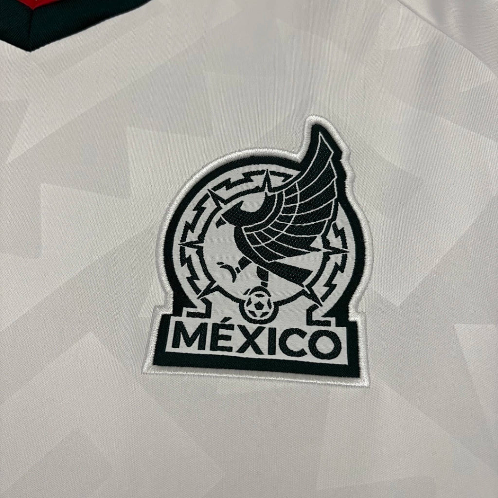 Camiseta Selección de México MANGA LARGA alternativa  blanca - Copa del Mundo 2026