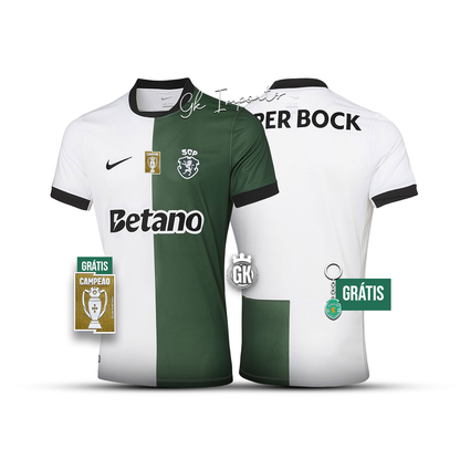 Camiseta STROMP quarto equipación 2025/26 verde/blanco