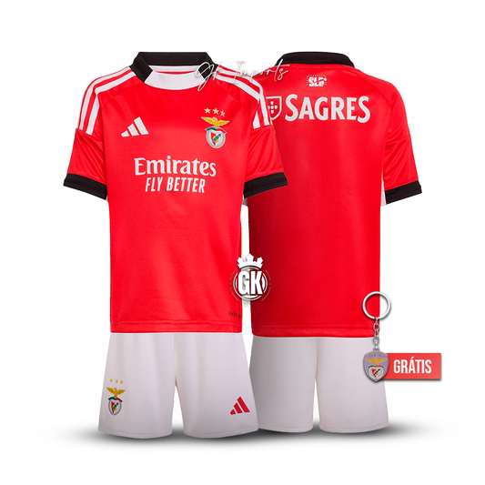 Conjunto infantil PRINCIPAL rojo 2025/26
