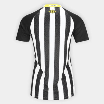 Camiseta Santos Away 2025/26 blanca/negro - FEMENINA