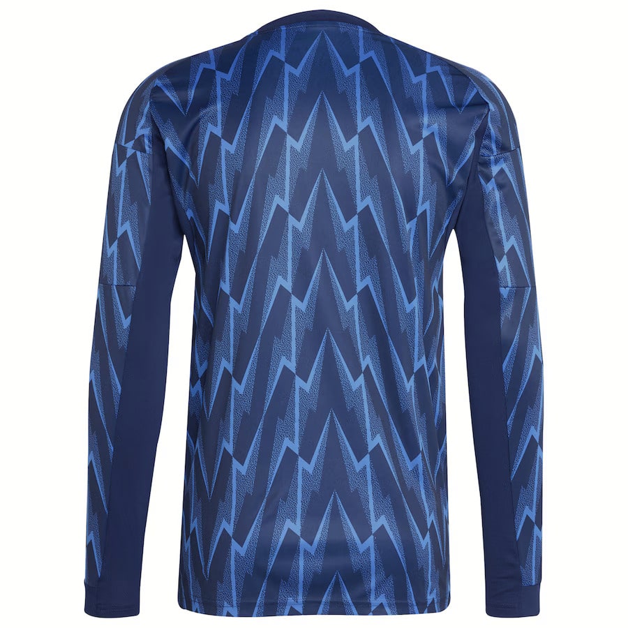 Camiseta MANGA LARGA alternativa azul 2025/26