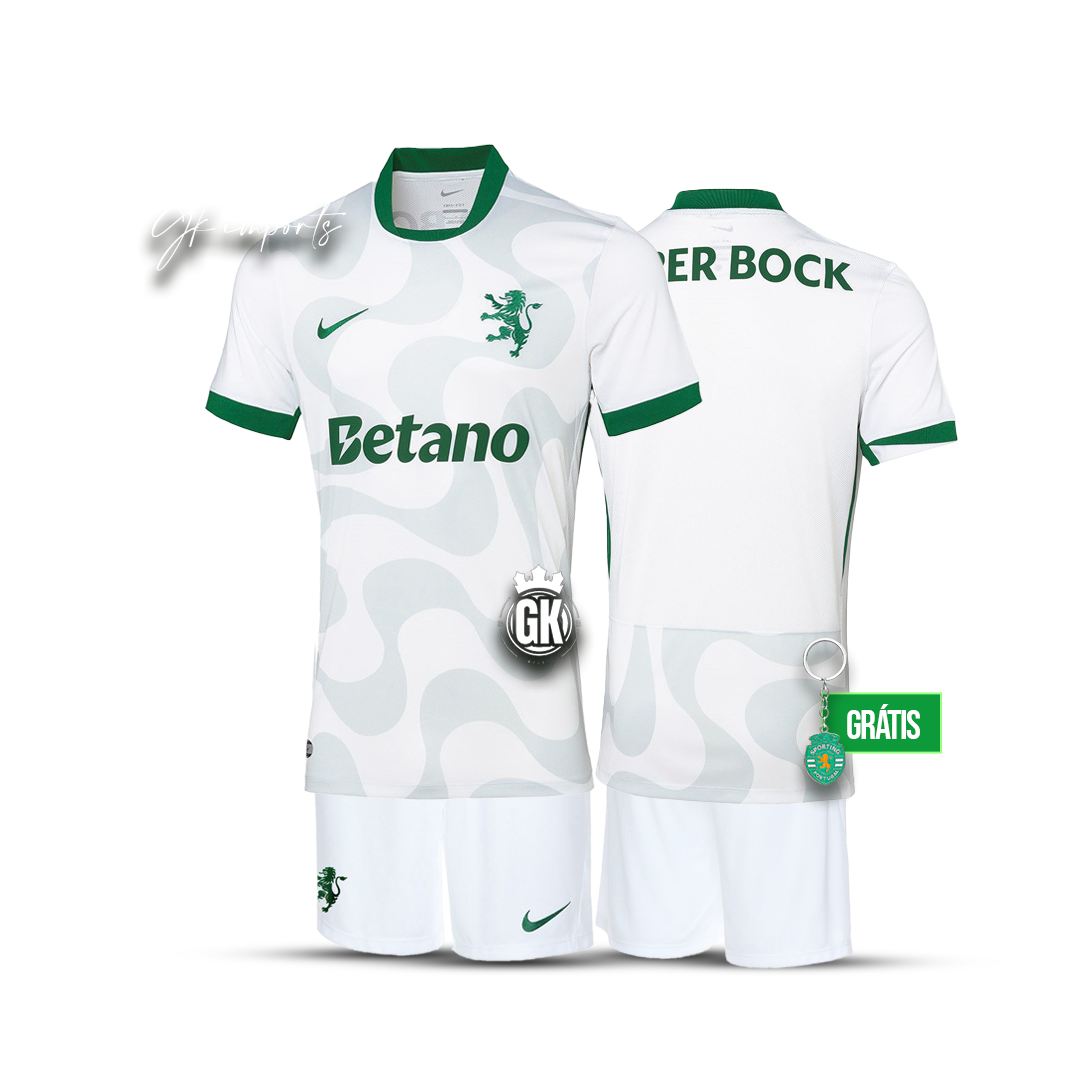 Conjunto infantil alternativo blanco 2025/26