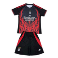 Conjunto infantil concept negra y roja 2025/26