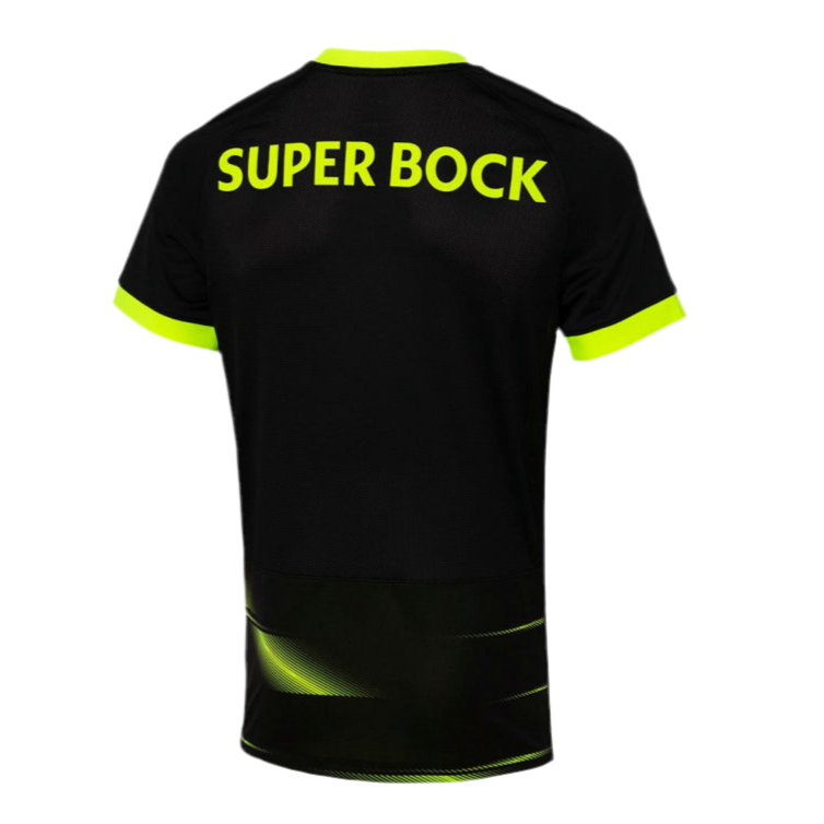 Camiseta alternativa 2022/23 Negra y Verde retro