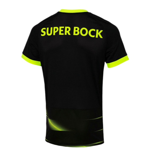 Camiseta alternativa 2022/23 Negra y Verde retro