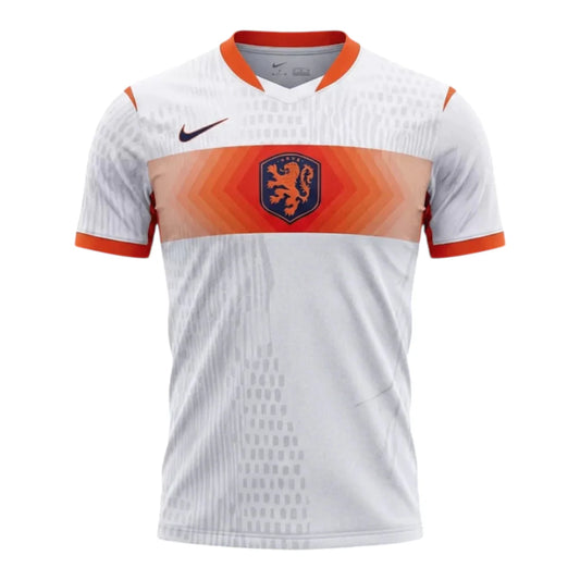 Camiseta Selección de Países Bajos alternativa blanca - Copa del Mundo 2026