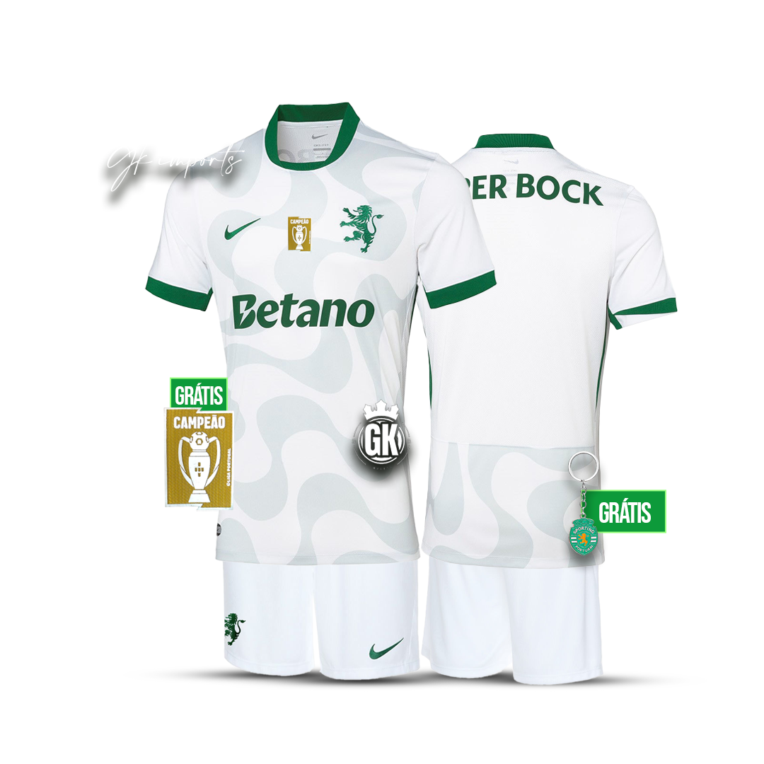 Conjunto infantil alternativo blanco 2025/26