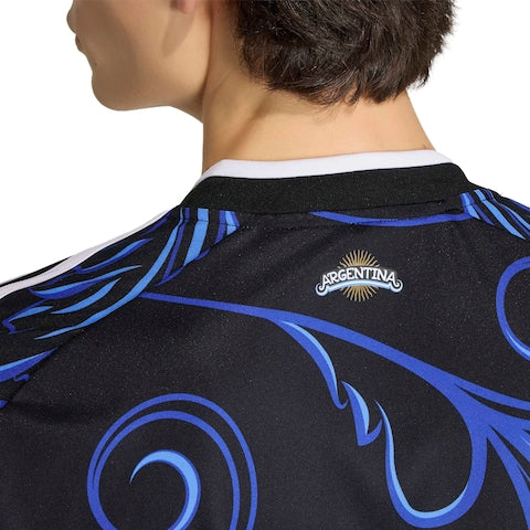 Camiseta Selección de Argentina alternativa negra/azul - Copa del Mundo 2026