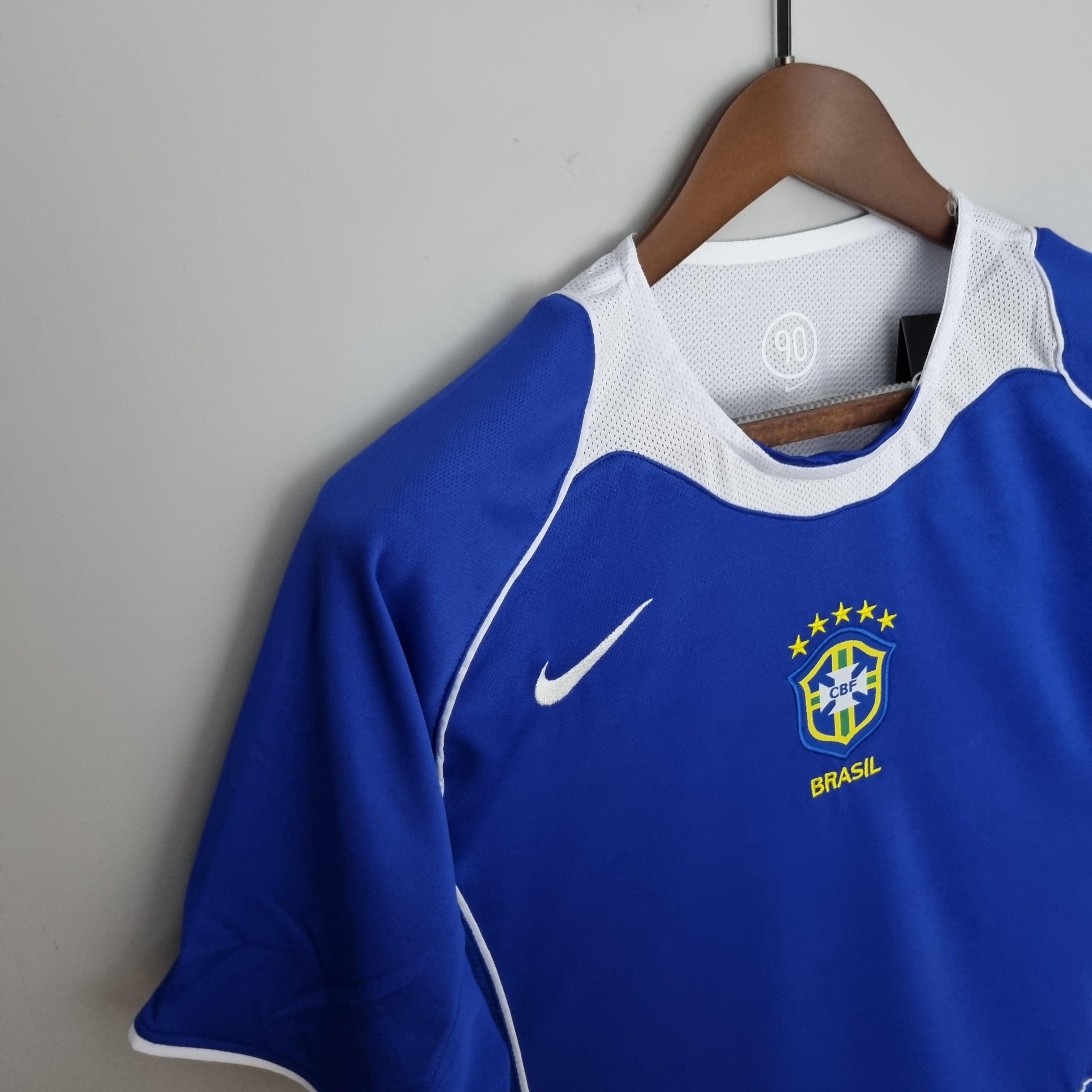 Camiseta Retro Selección Brasil 2004/06 Visitante