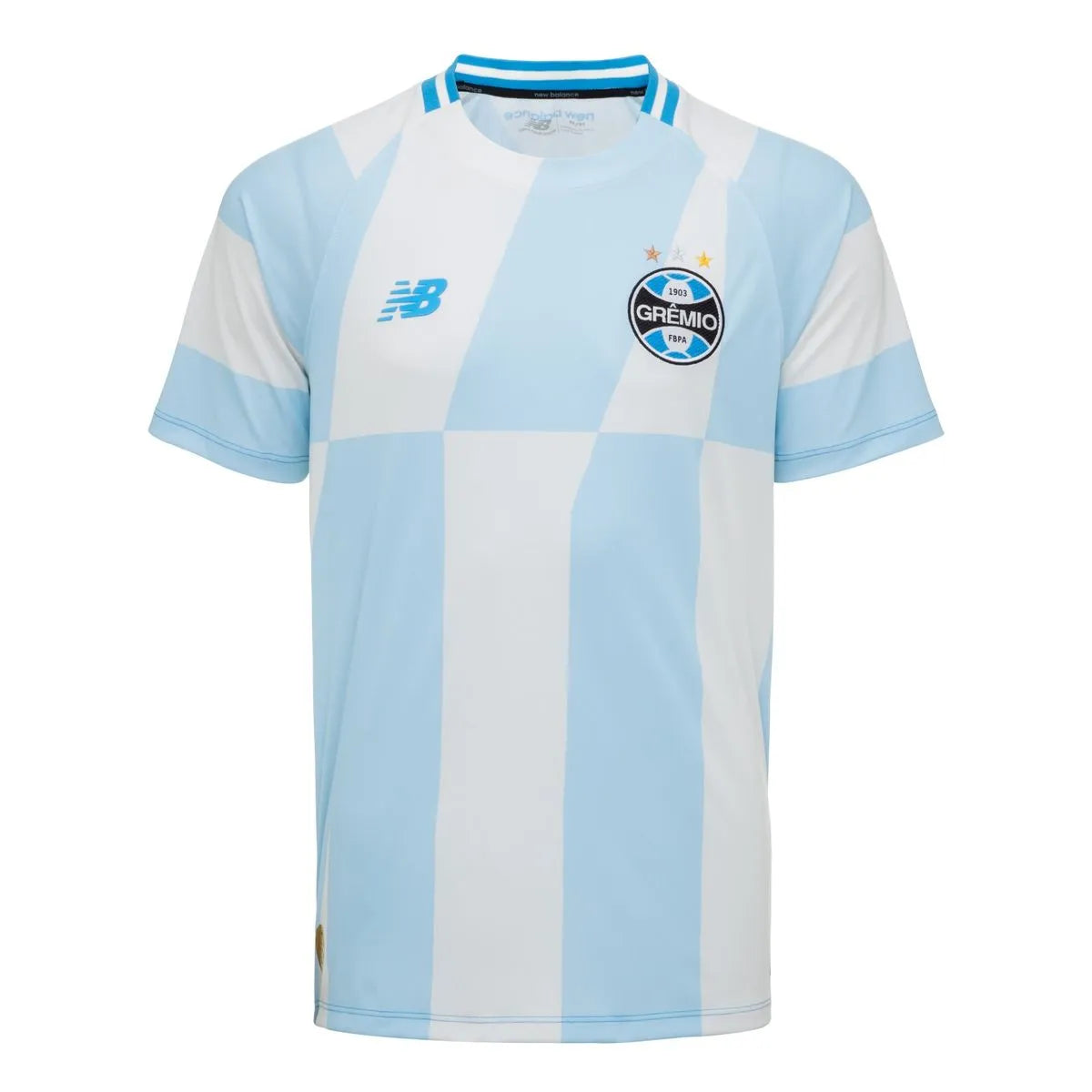Camiseta Grêmio Away blanca/azul 2026