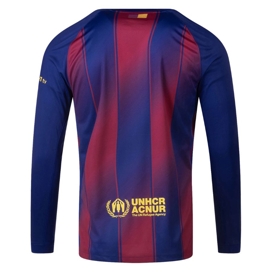 Camiseta Barcelona local azul y rojo 2025/26 - MANGA LARGA