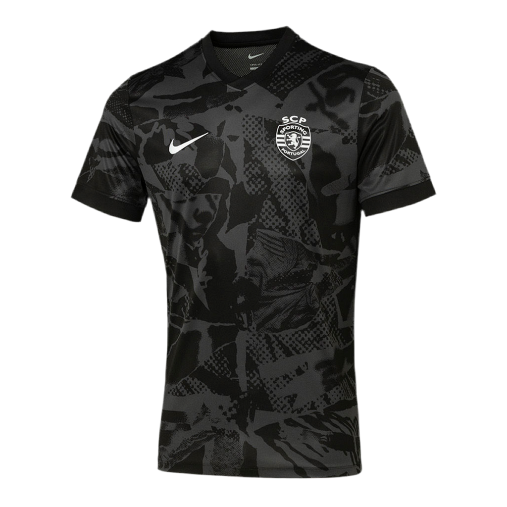 Camiseta pre-partido negra 2025/26