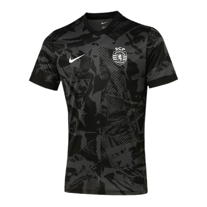 Camiseta pré jogo negra 2025/26